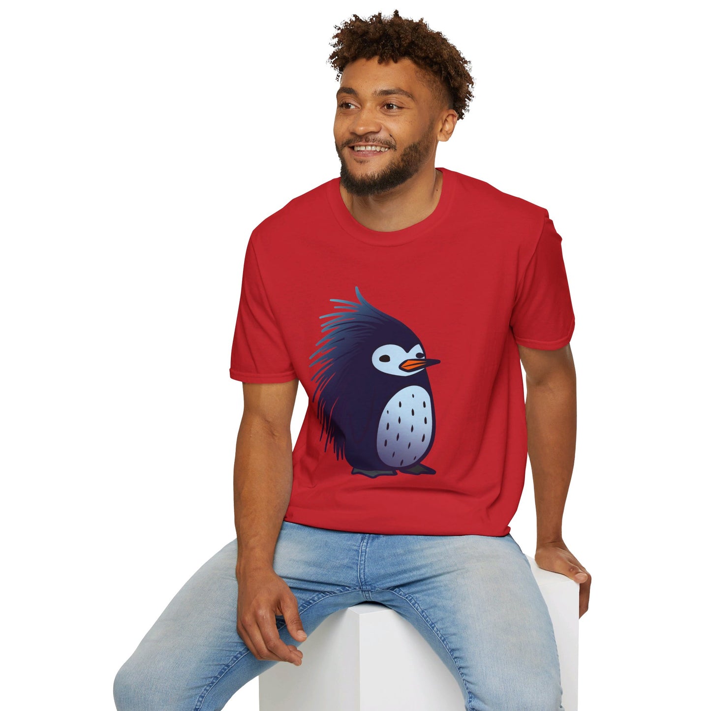 Porcupenguin Remix Softstyle T-Shirt