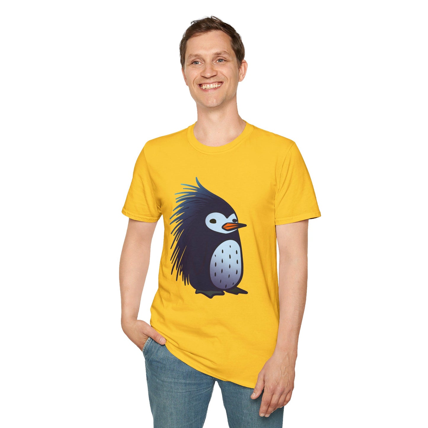 Porcupenguin Remix Softstyle T-Shirt