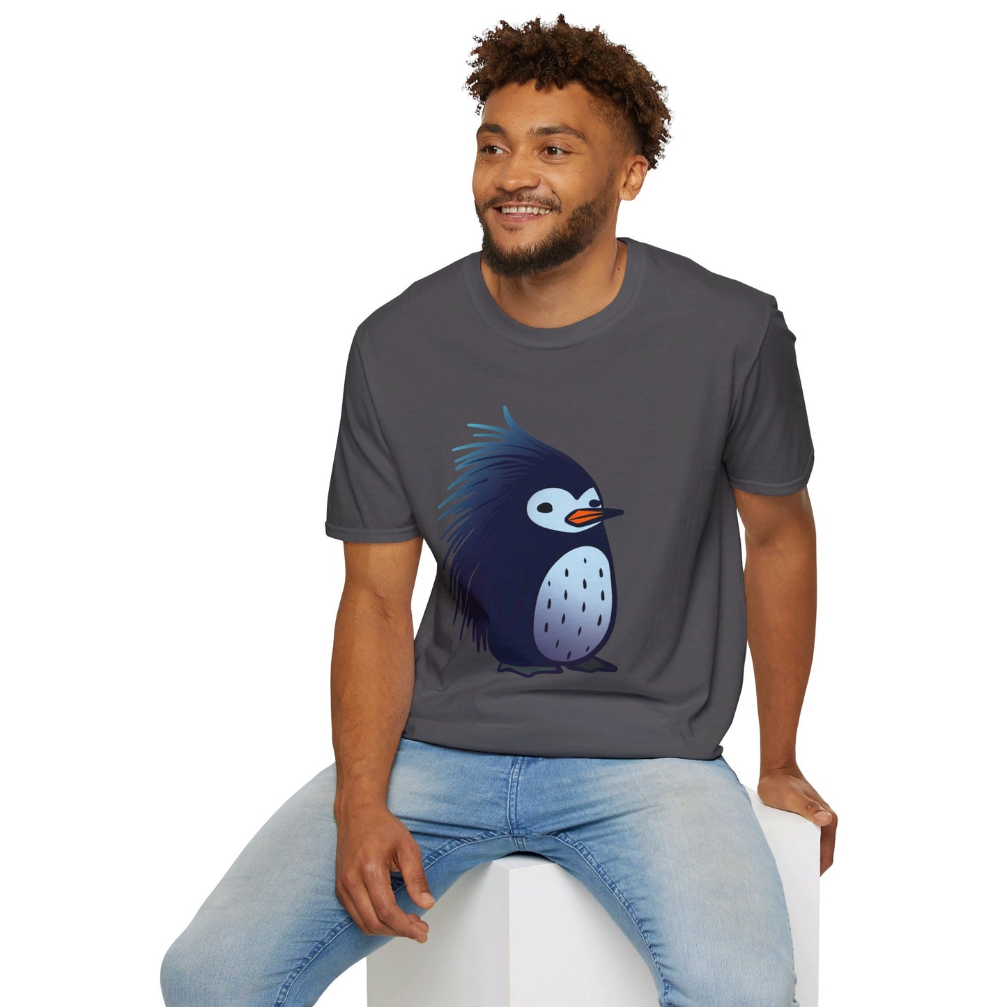 Porcupenguin Remix Softstyle T-Shirt
