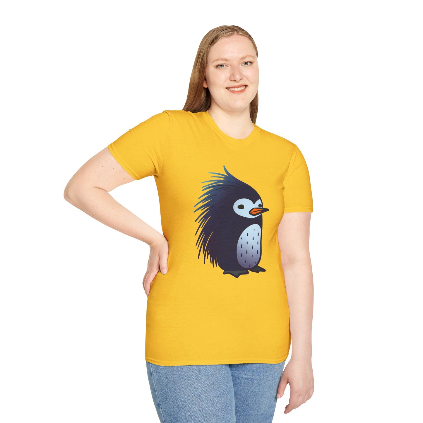 Porcupenguin Remix Softstyle T-Shirt
