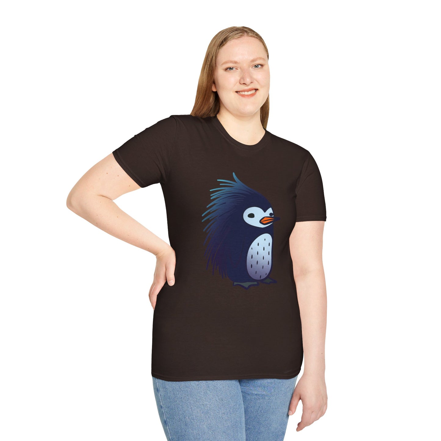 Porcupenguin Remix Softstyle T-Shirt