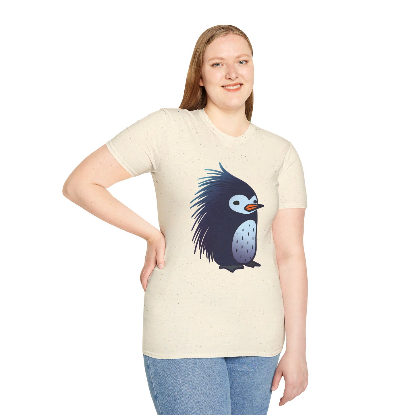 Porcupenguin Remix Softstyle T-Shirt