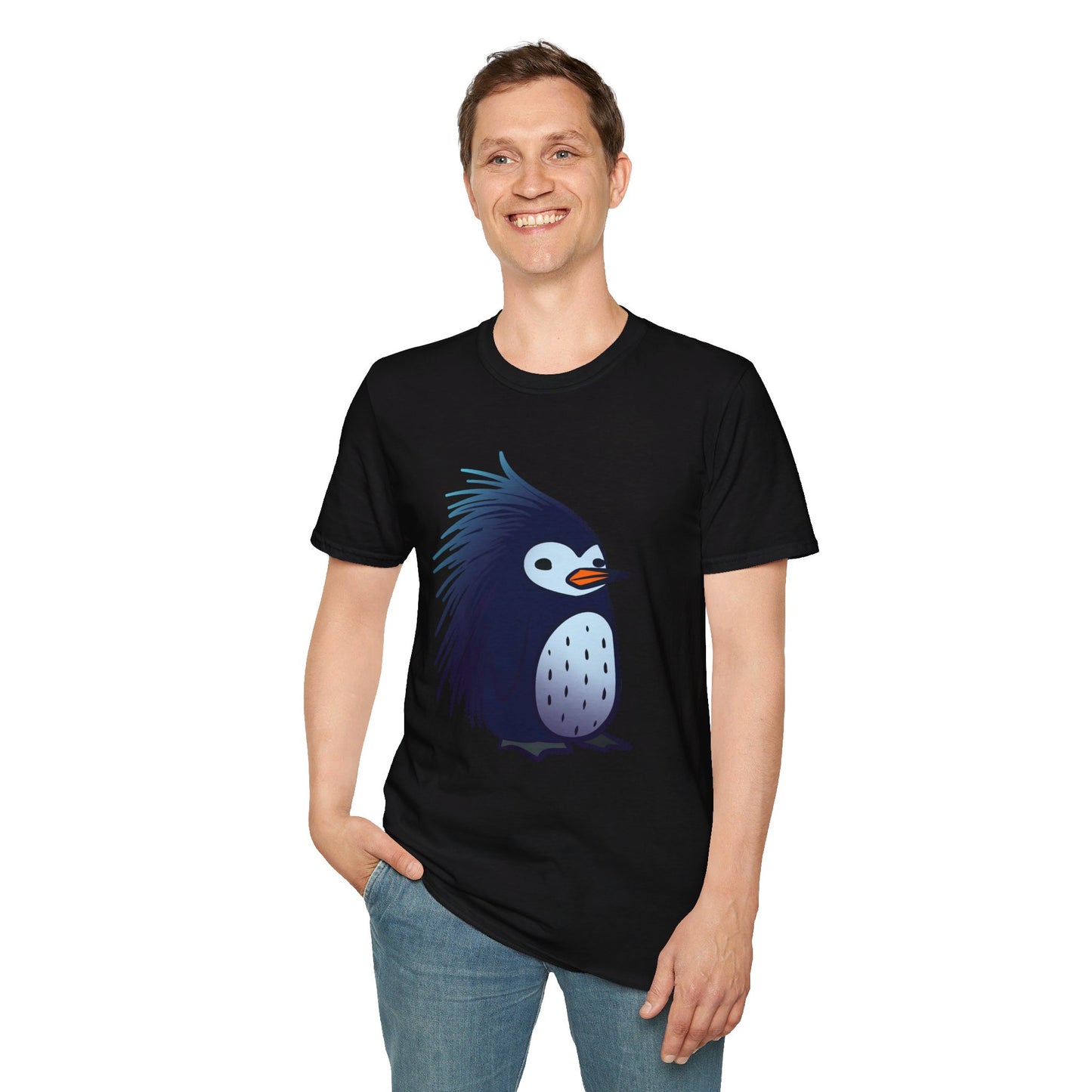 Porcupenguin Remix Softstyle T-Shirt