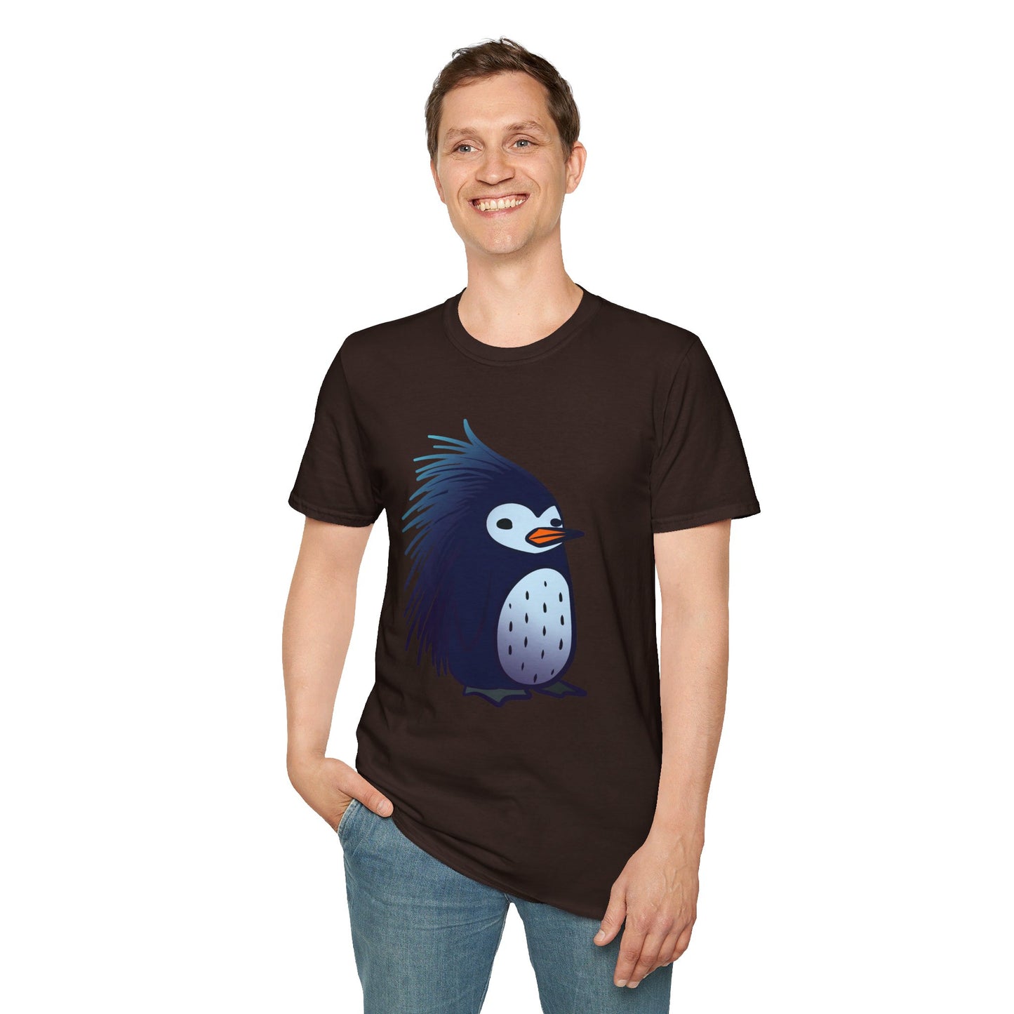 Porcupenguin Remix Softstyle T-Shirt