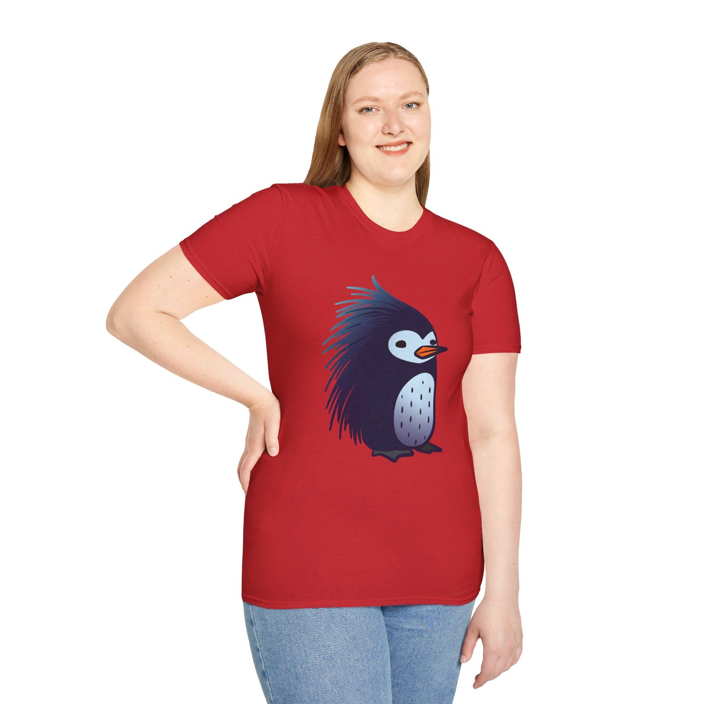 Porcupenguin Remix Softstyle T-Shirt