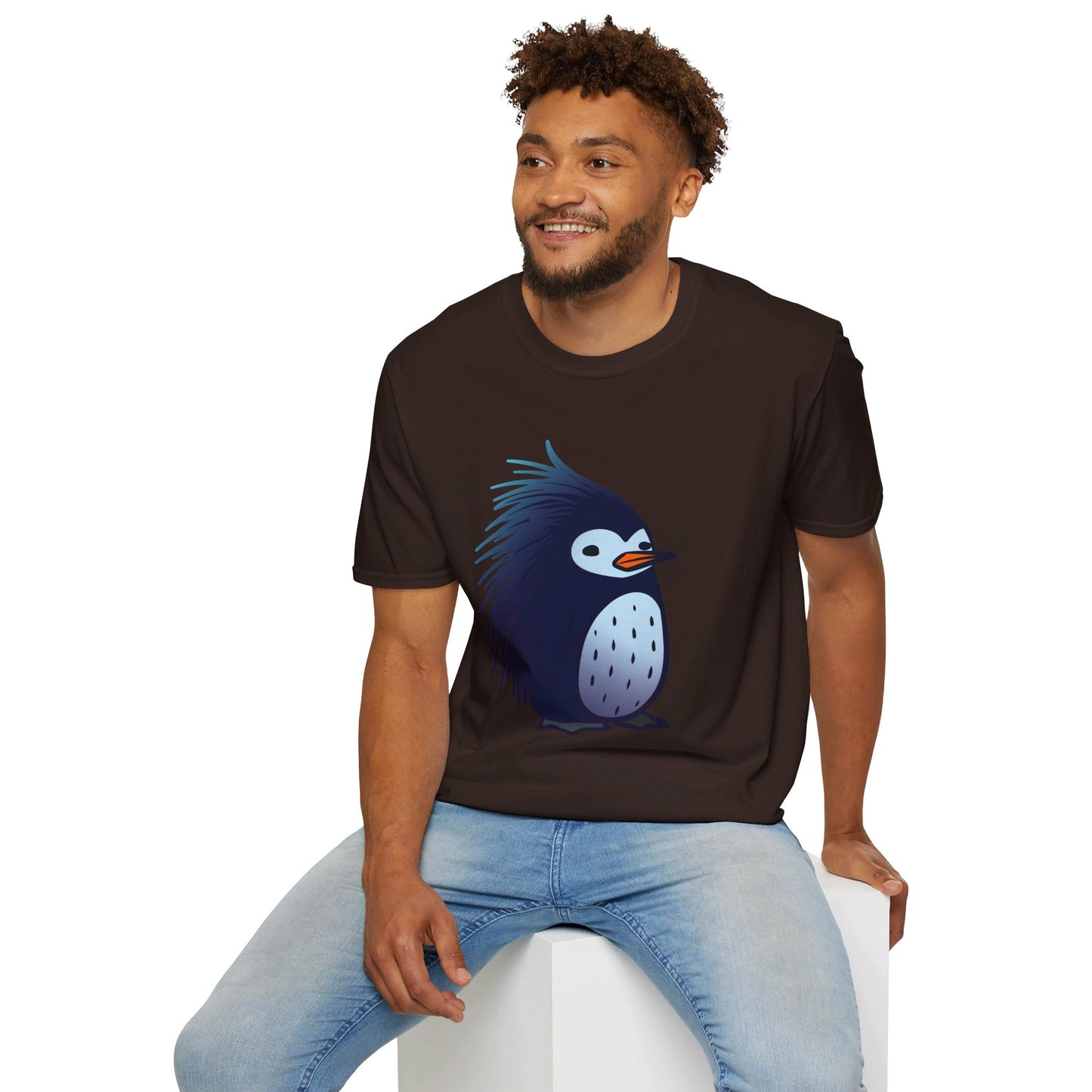 Porcupenguin Remix Softstyle T-Shirt