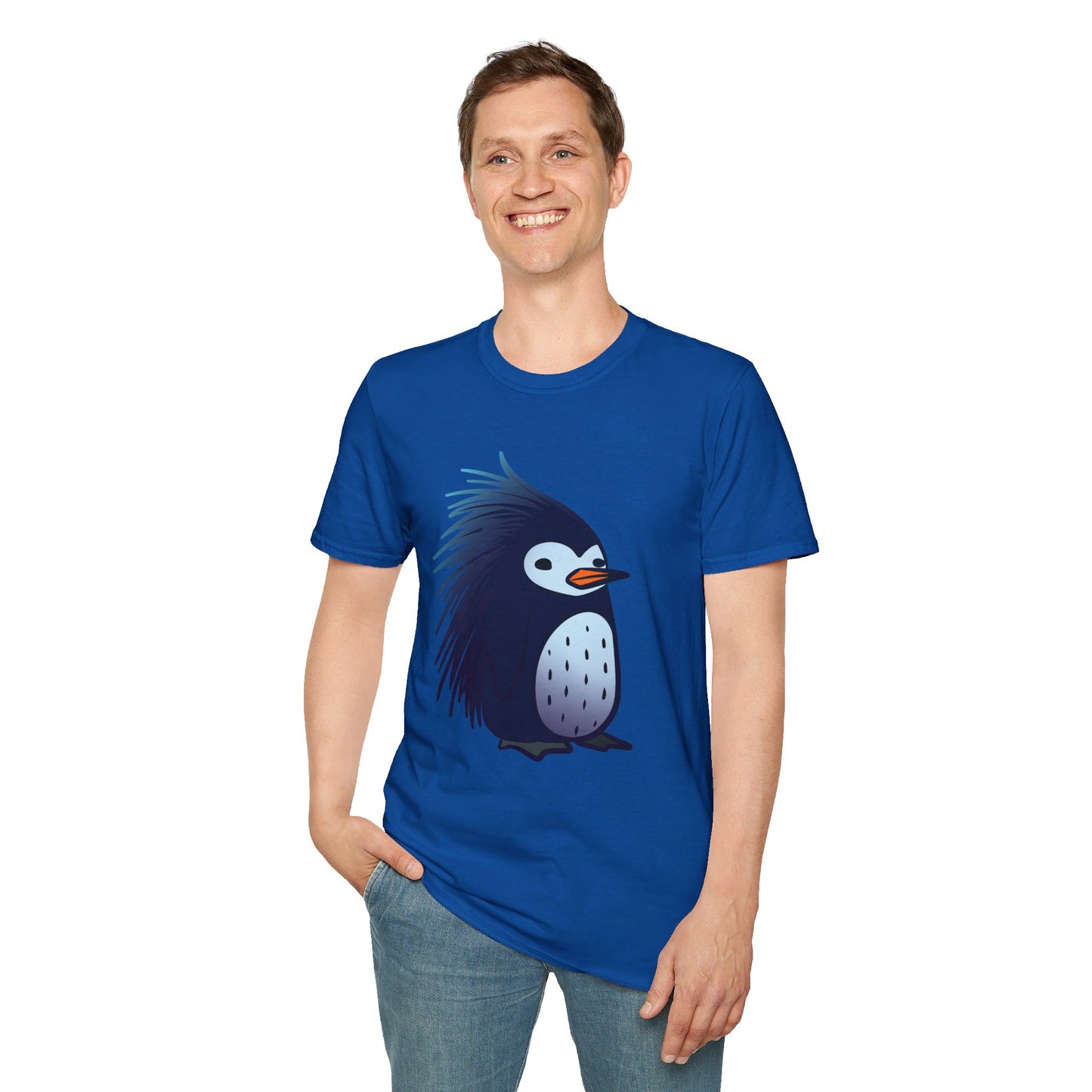 Porcupenguin Remix Softstyle T-Shirt