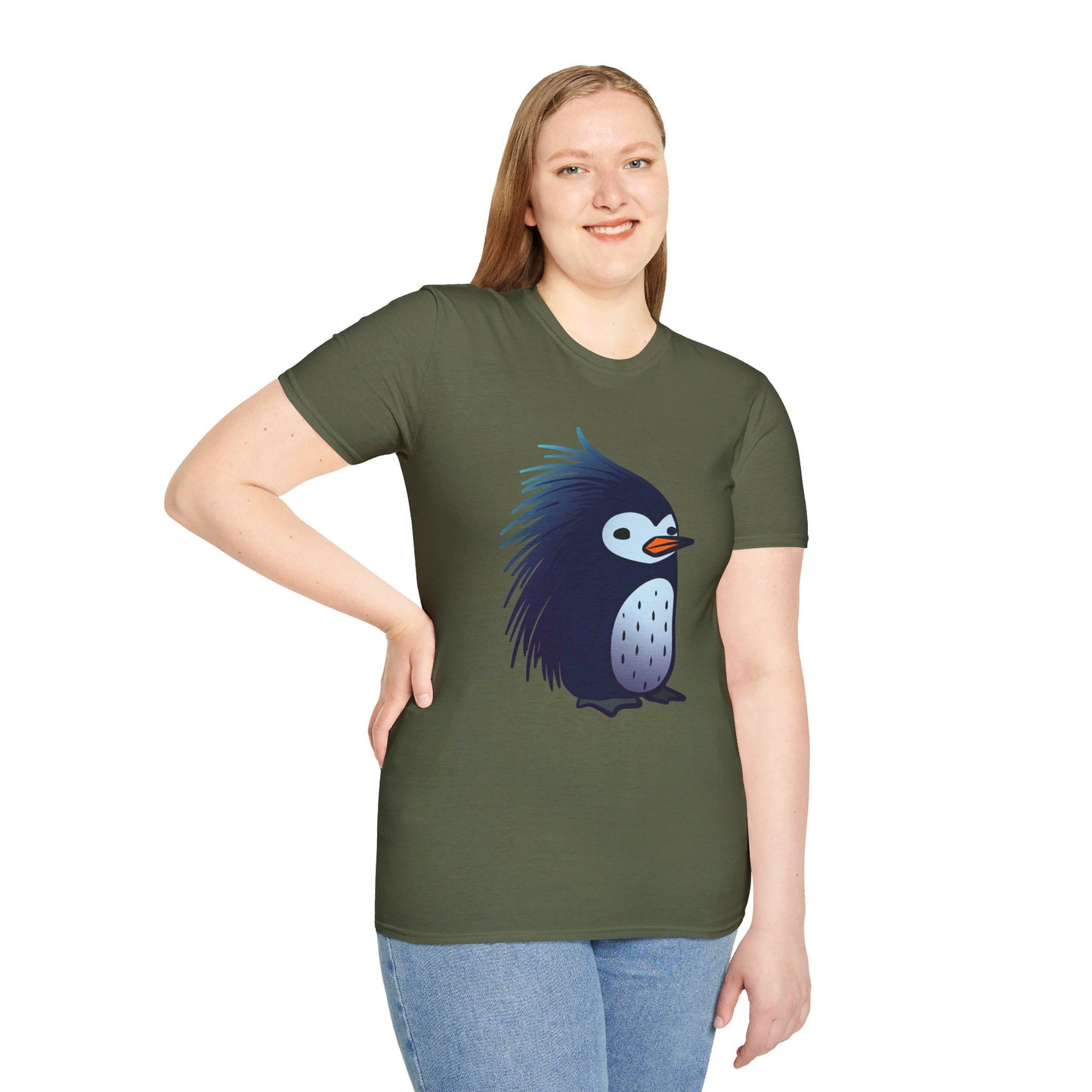 Porcupenguin Remix Softstyle T-Shirt