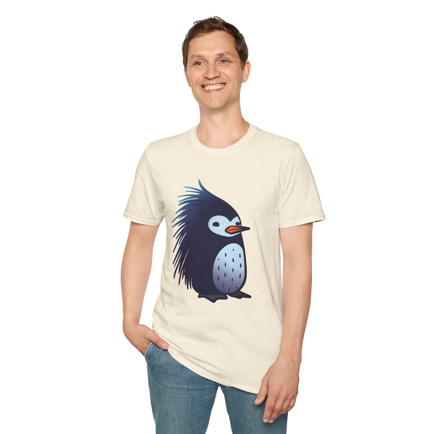 Porcupenguin Remix Softstyle T-Shirt
