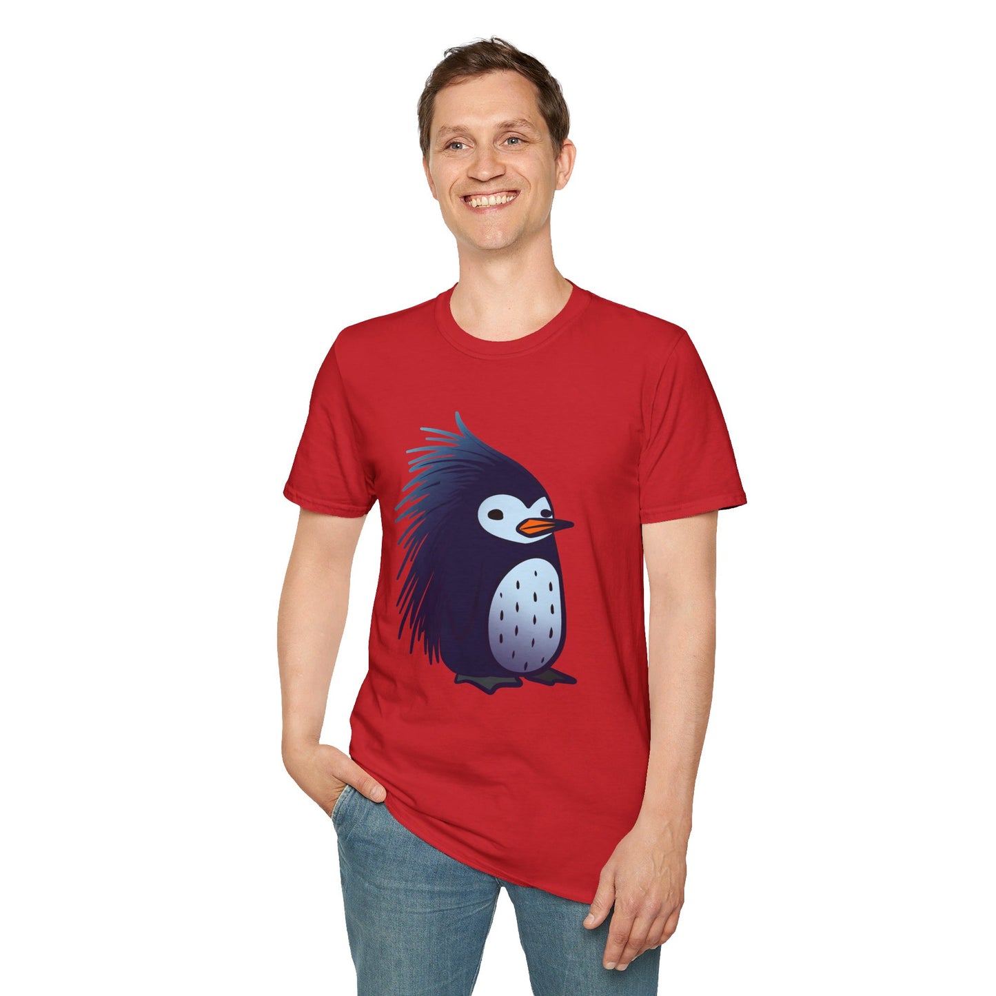 Porcupenguin Remix Softstyle T-Shirt