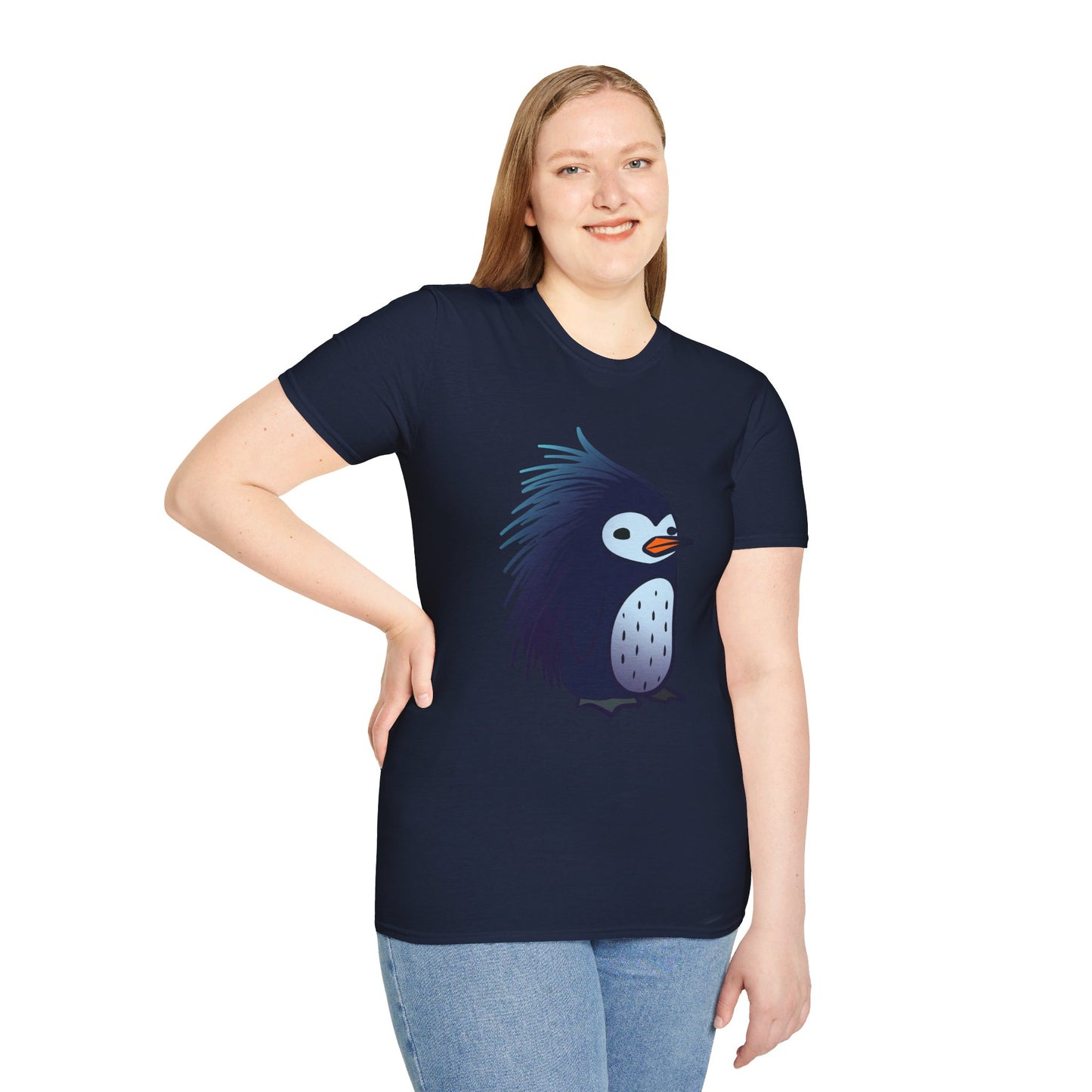 Porcupenguin Remix Softstyle T-Shirt