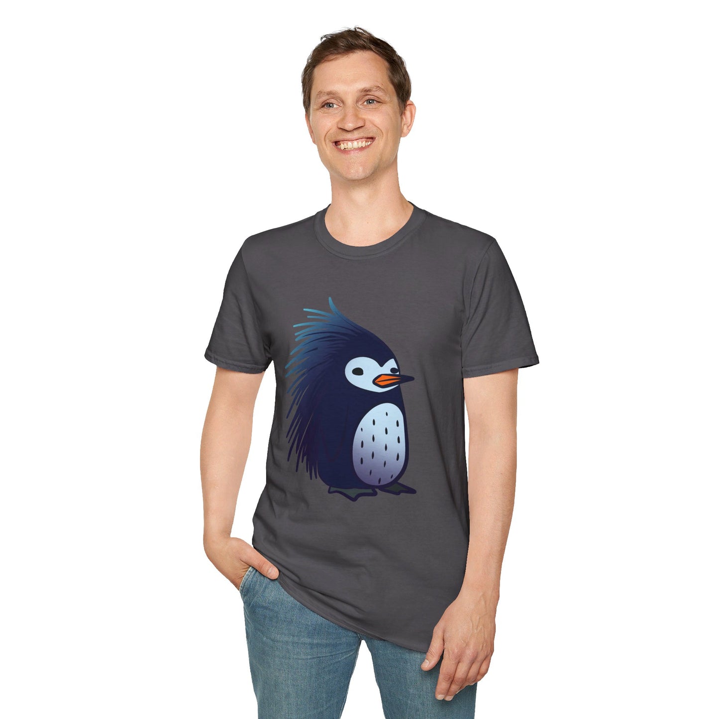 Porcupenguin Remix Softstyle T-Shirt