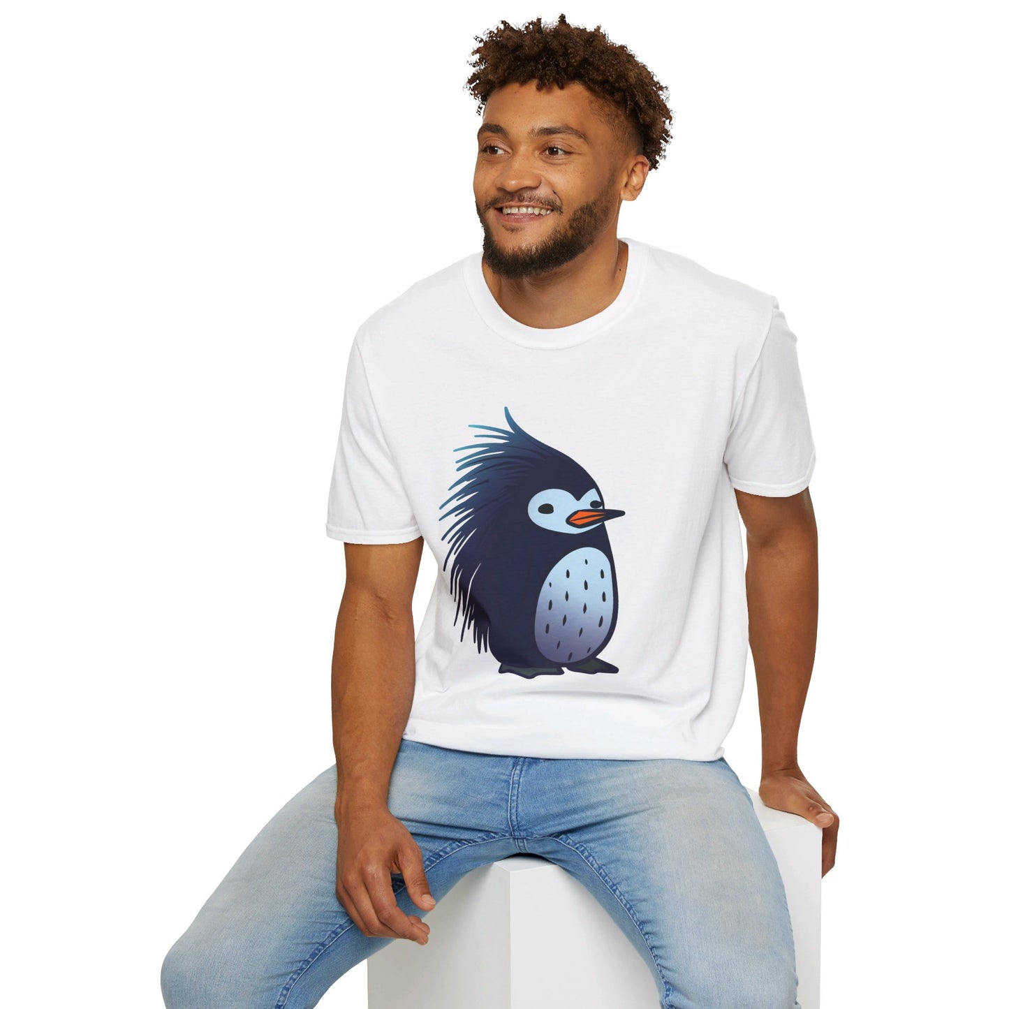 Porcupenguin Remix Softstyle T-Shirt