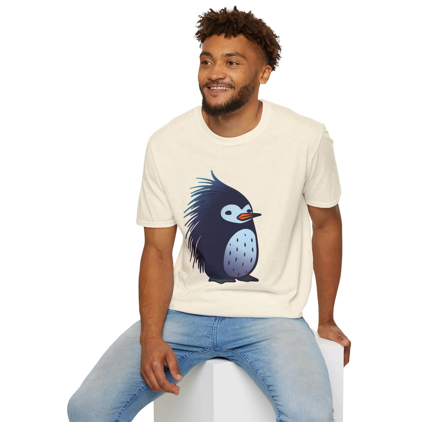 Porcupenguin Remix Softstyle T-Shirt