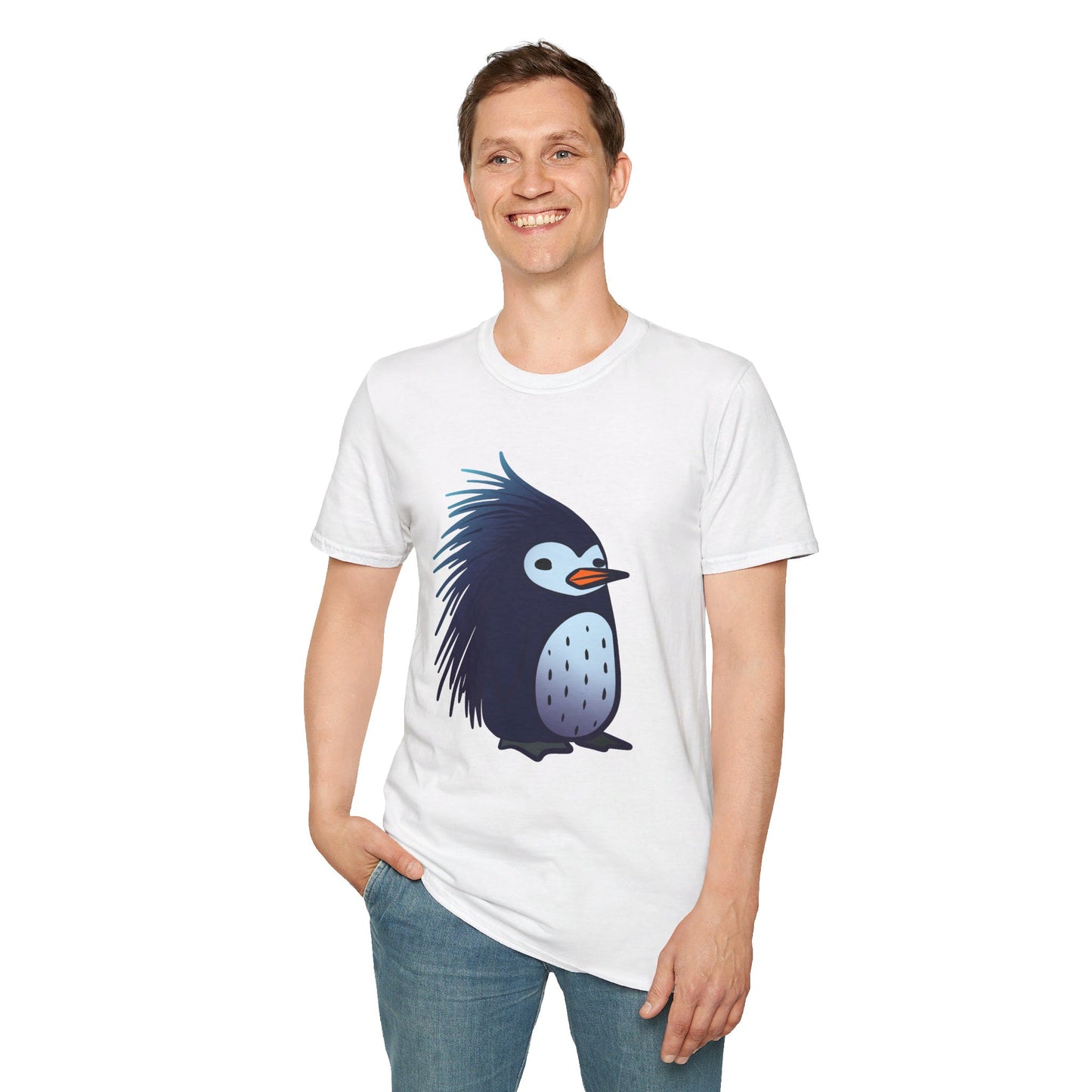 Porcupenguin Remix Softstyle T-Shirt