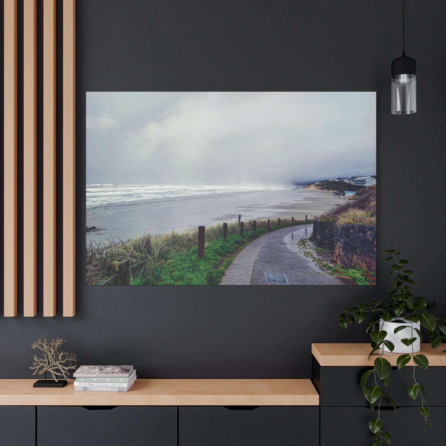 Long Beach, WA- Canvas Print