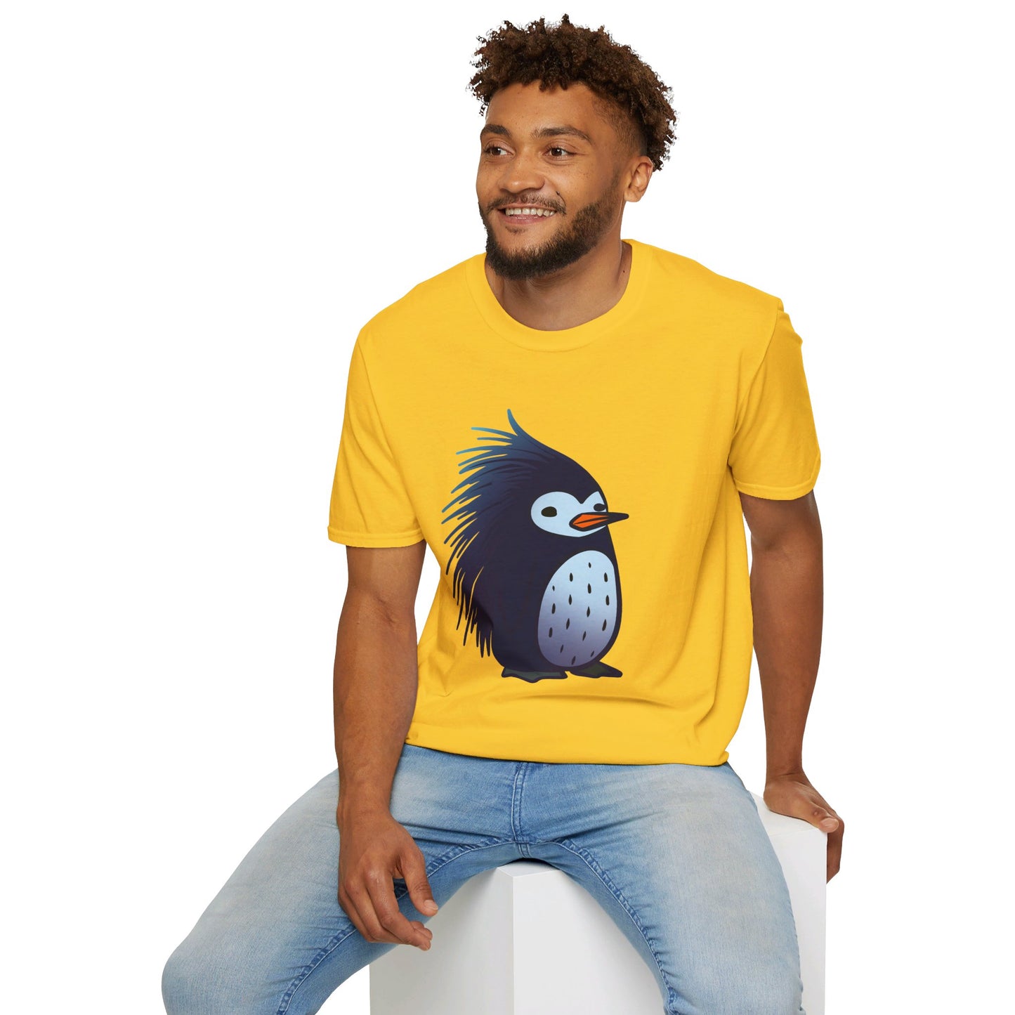 Porcupenguin Remix Softstyle T-Shirt