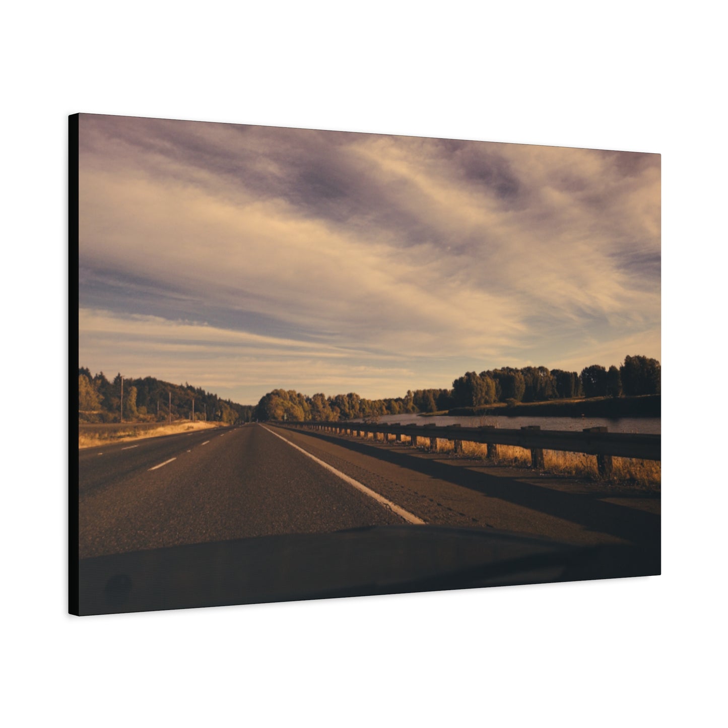 Scenic Road Trip Matte Canvas Print - 12" x 16"
