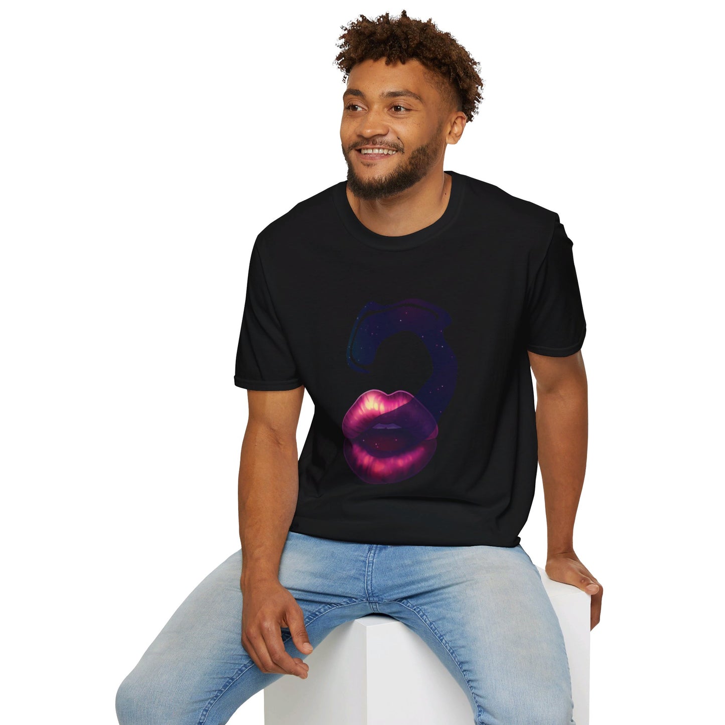 Kiss the Cosmos <3 Softstyle T-Shirt