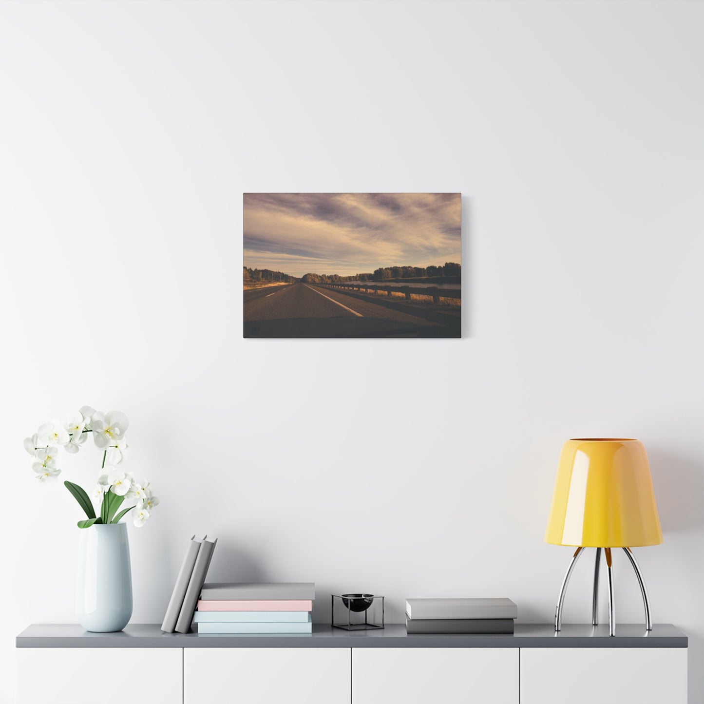 Scenic Road Trip Matte Canvas Print - 12" x 16"