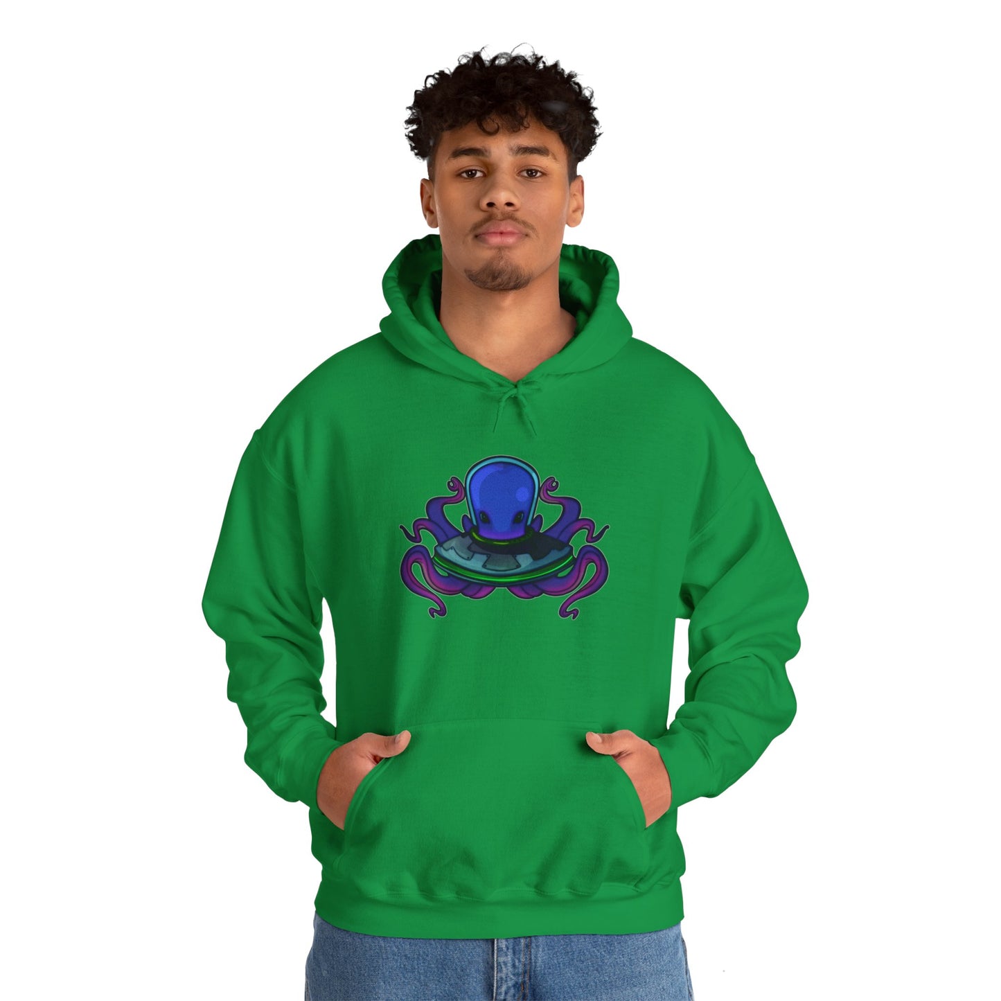 Alien Octopus Heavy Blend™ Hooded Sweatshirt