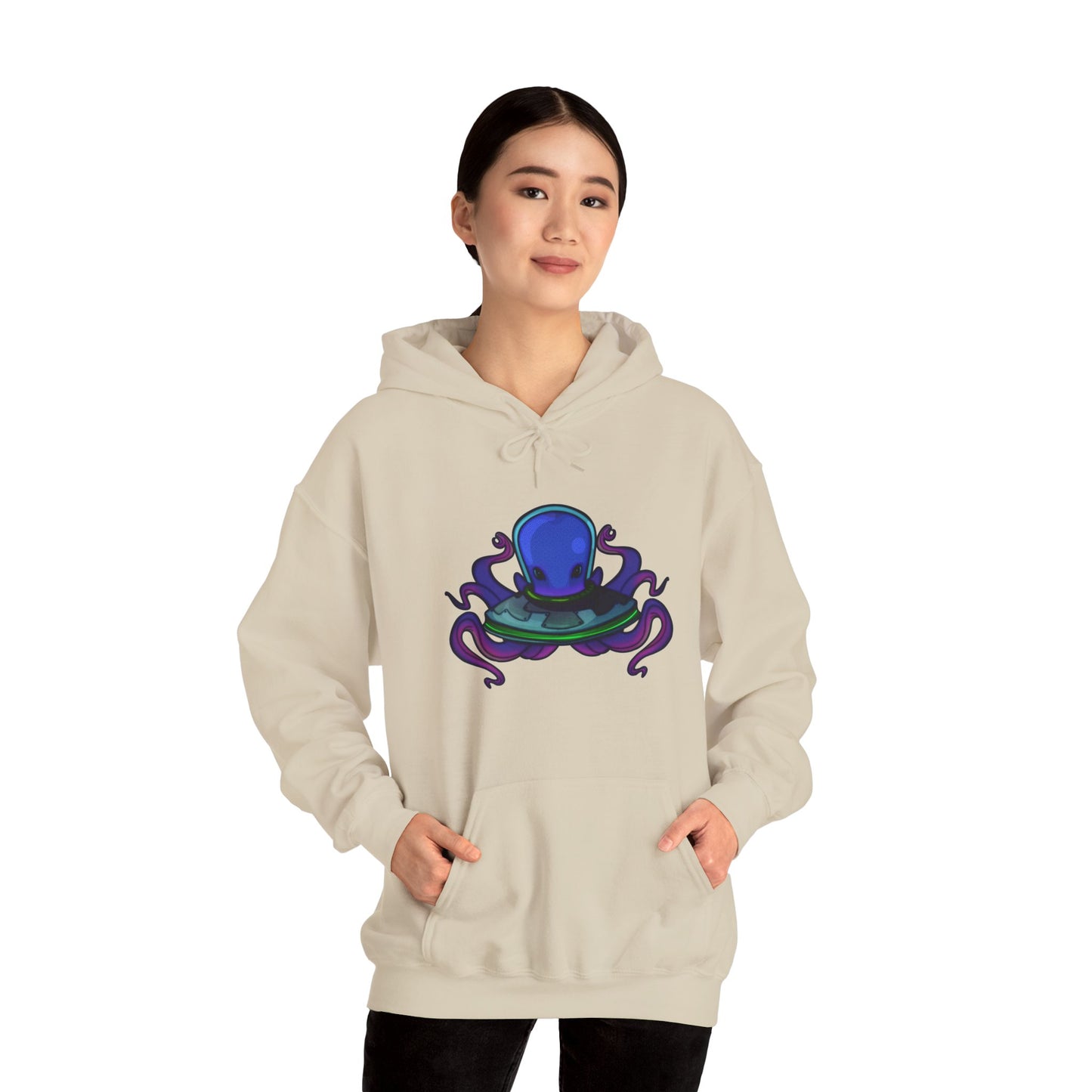 Alien Octopus Heavy Blend™ Hooded Sweatshirt