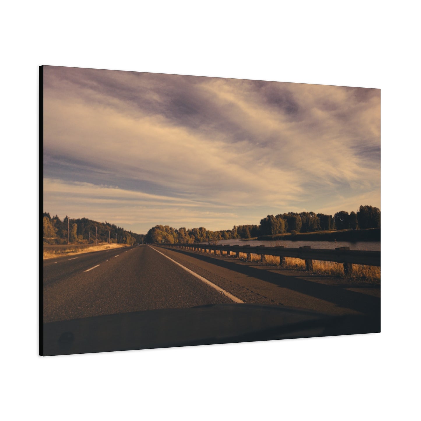 Scenic Road Trip Matte Canvas Print - 12" x 16"
