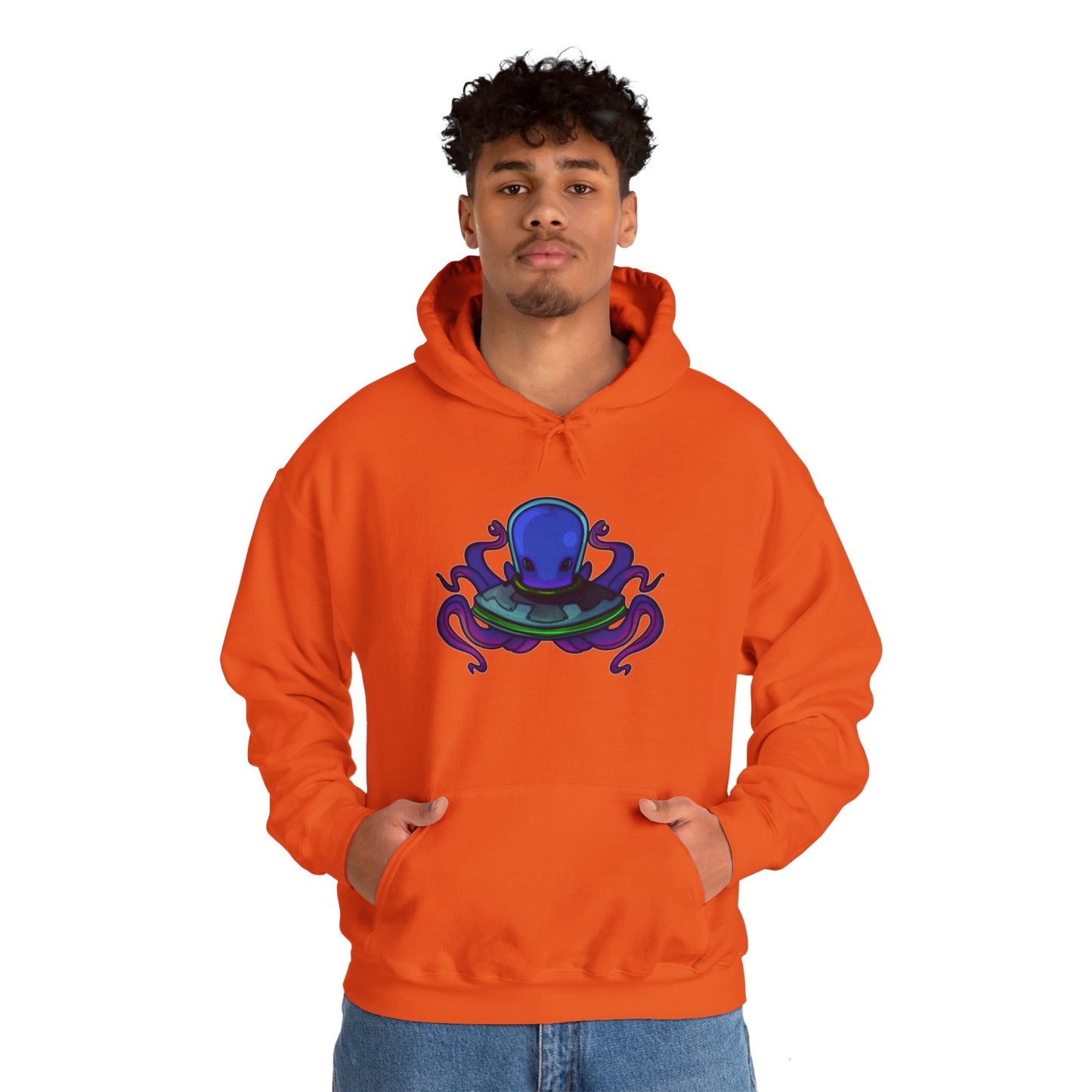 Alien Octopus Heavy Blend™ Hooded Sweatshirt