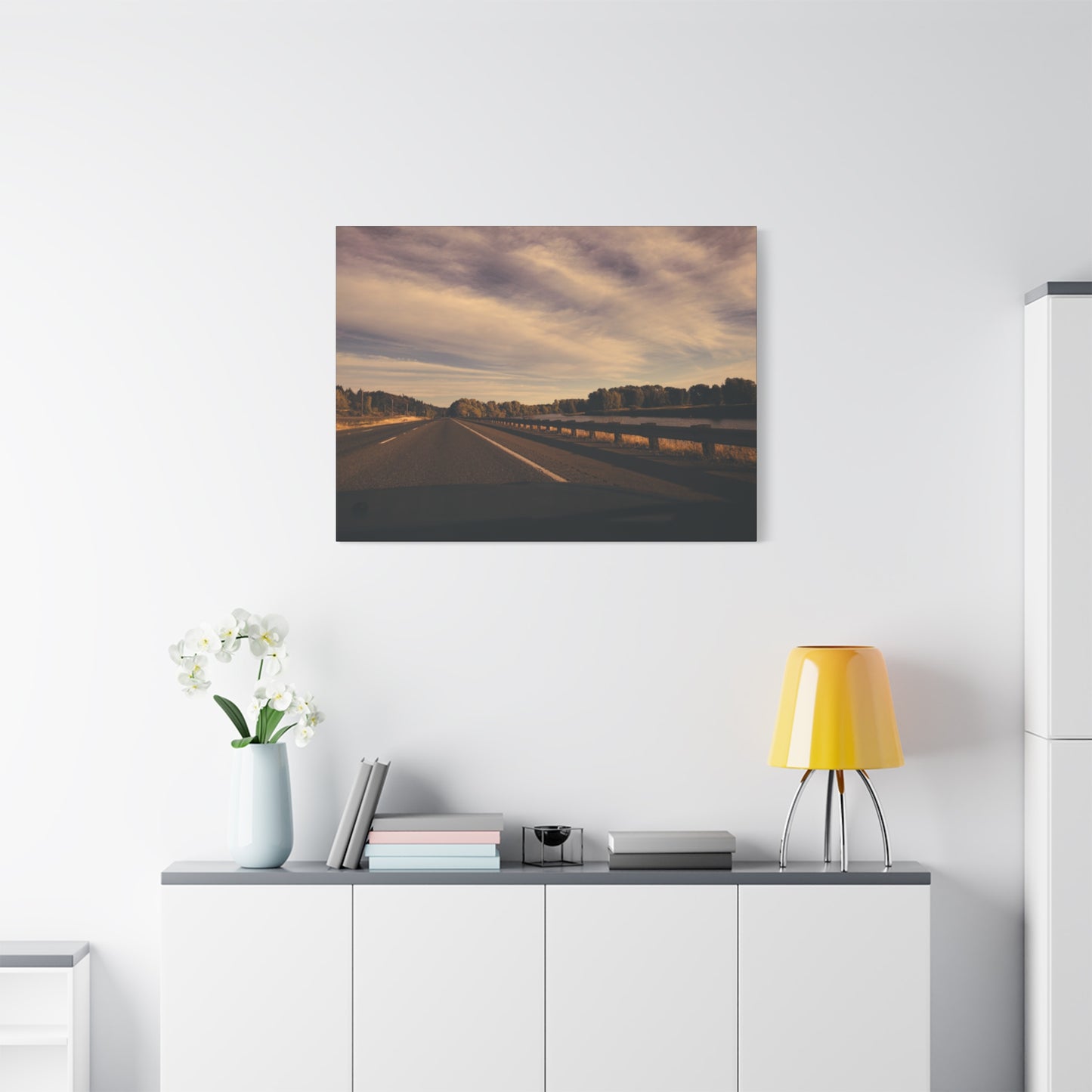 Scenic Road Trip Matte Canvas Print - 12" x 16"