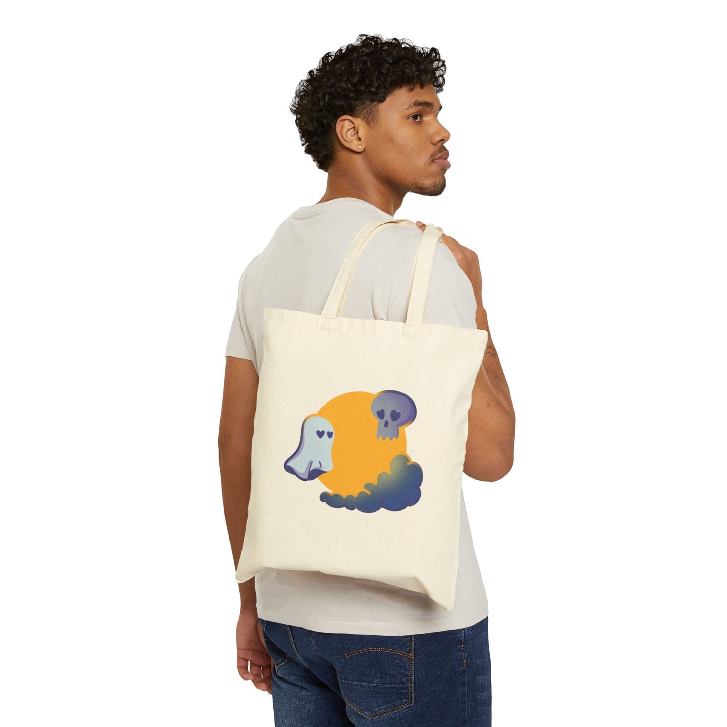 Happily Haunted Canvas Tote Bag