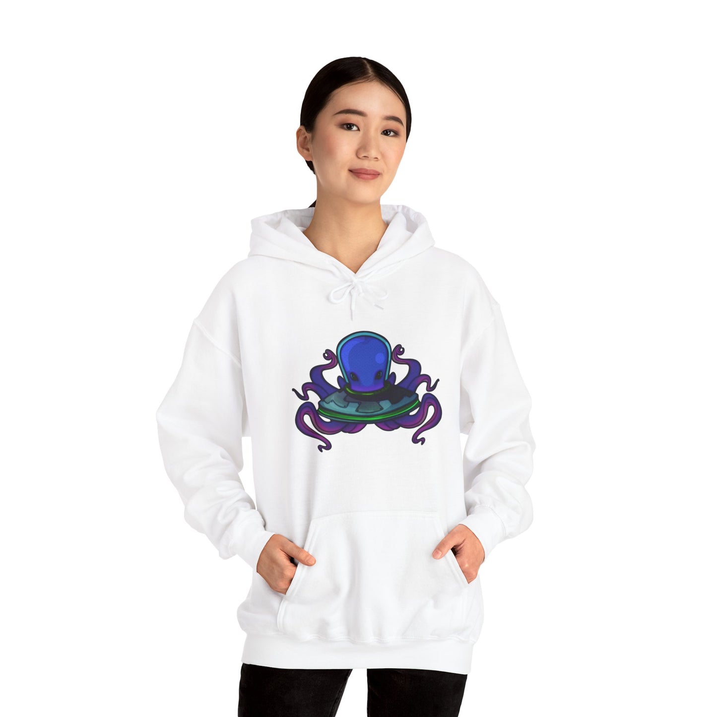 Alien Octopus Heavy Blend™ Hooded Sweatshirt