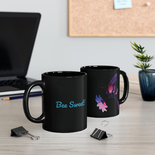 Bee Sweet! Black Mug (11oz, 15oz)