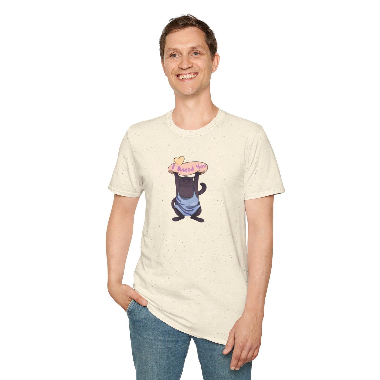 I knead You (Black Cat) Softstyle T-Shirt