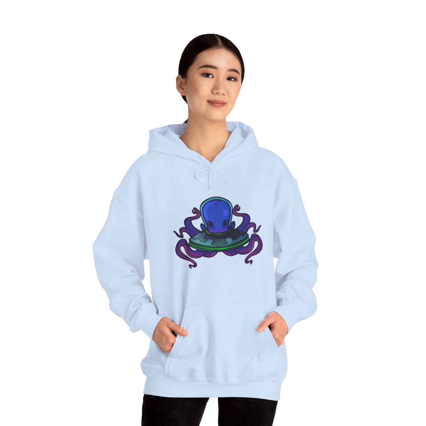 Alien Octopus Heavy Blend™ Hooded Sweatshirt