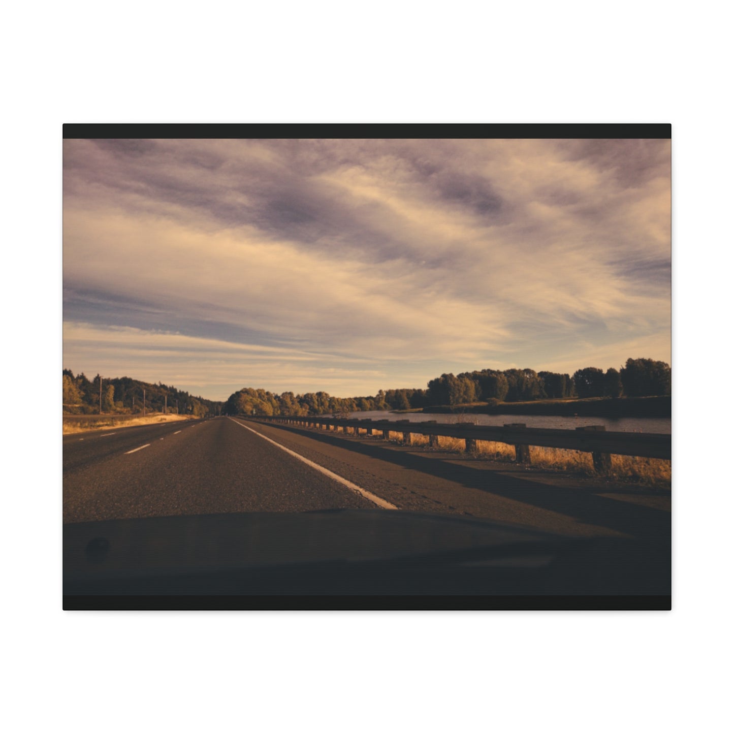 Scenic Road Trip Matte Canvas Print - 12" x 16"