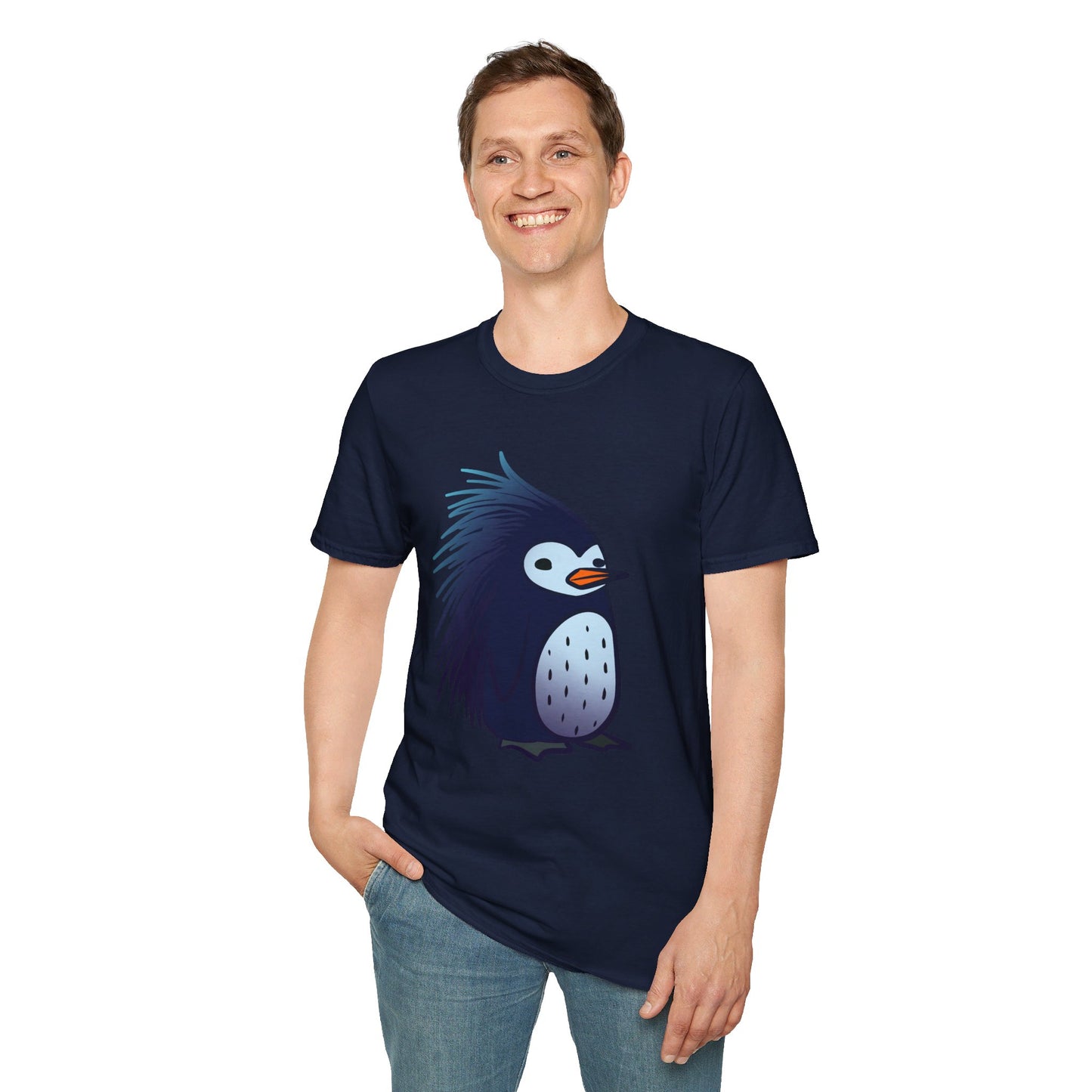 Porcupenguin Remix Softstyle T-Shirt