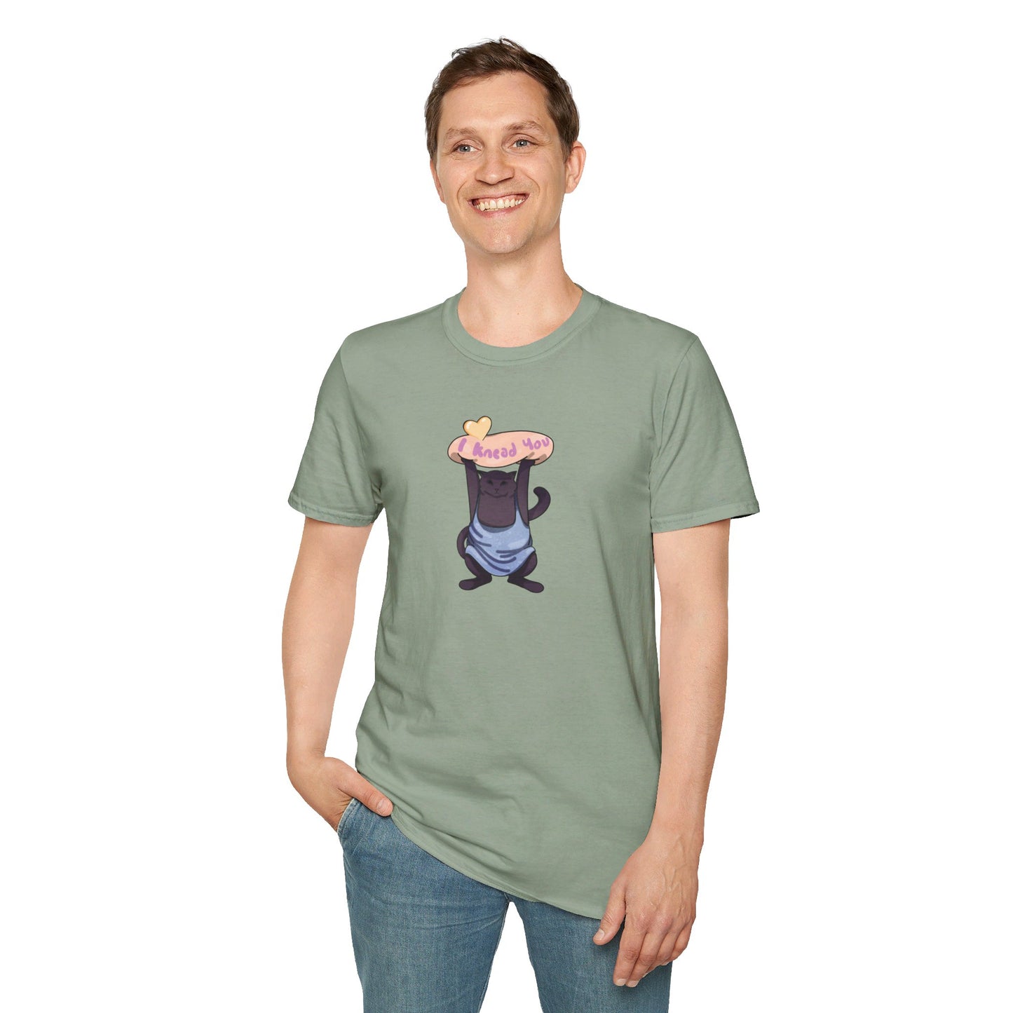 I knead You (Black Cat) Softstyle T-Shirt