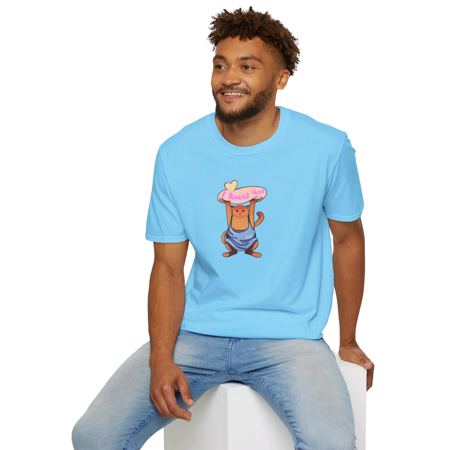 I knead you (Orange Cat) Softstyle T-Shirt