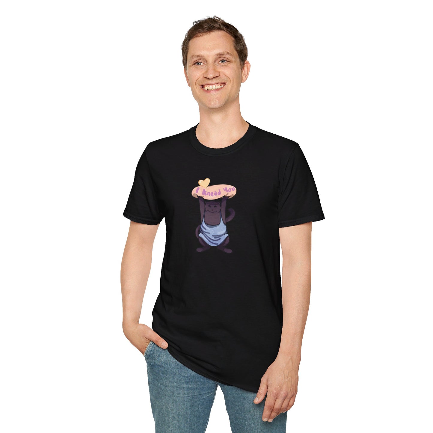 I knead You (Black Cat) Softstyle T-Shirt