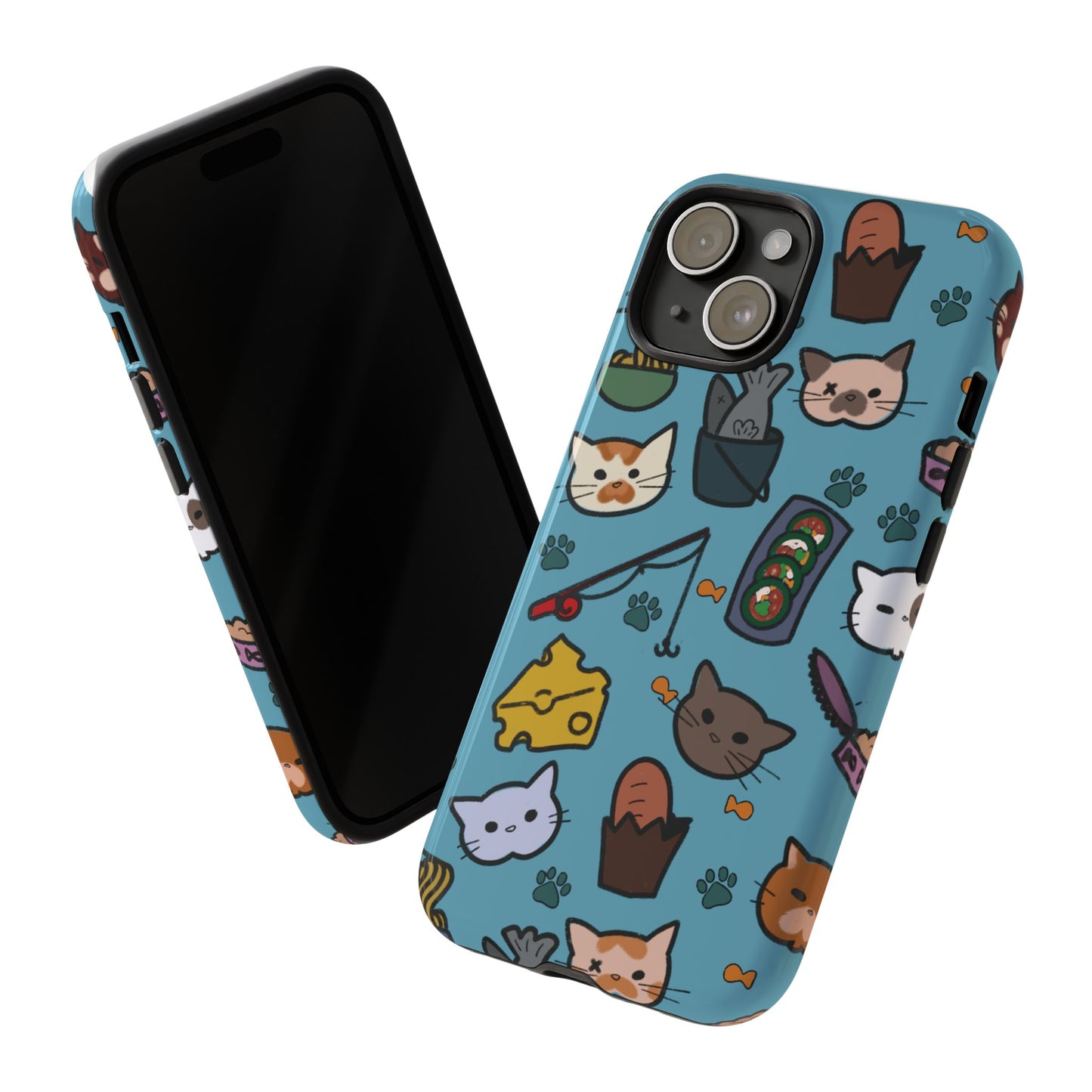 Cats! Blue Tough Cases