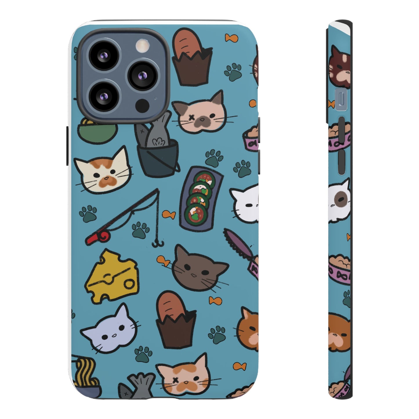 Cats! Blue Tough Cases