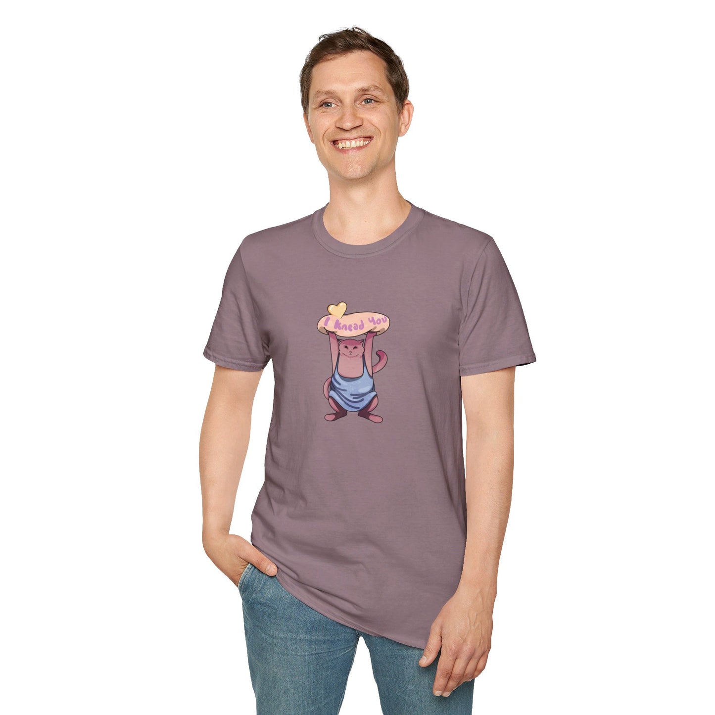 I knead you (beige cat) Softstyle T-Shirt