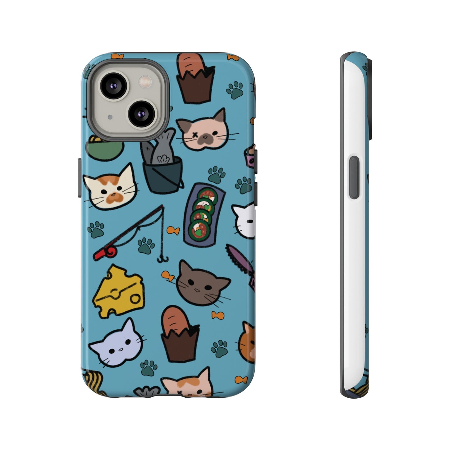 Cats! Blue Tough Cases