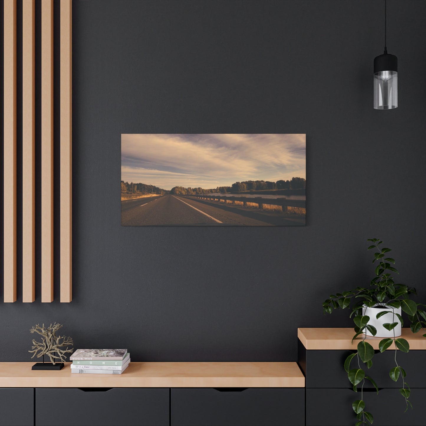 Scenic Road Trip Matte Canvas Print - 12" x 16"
