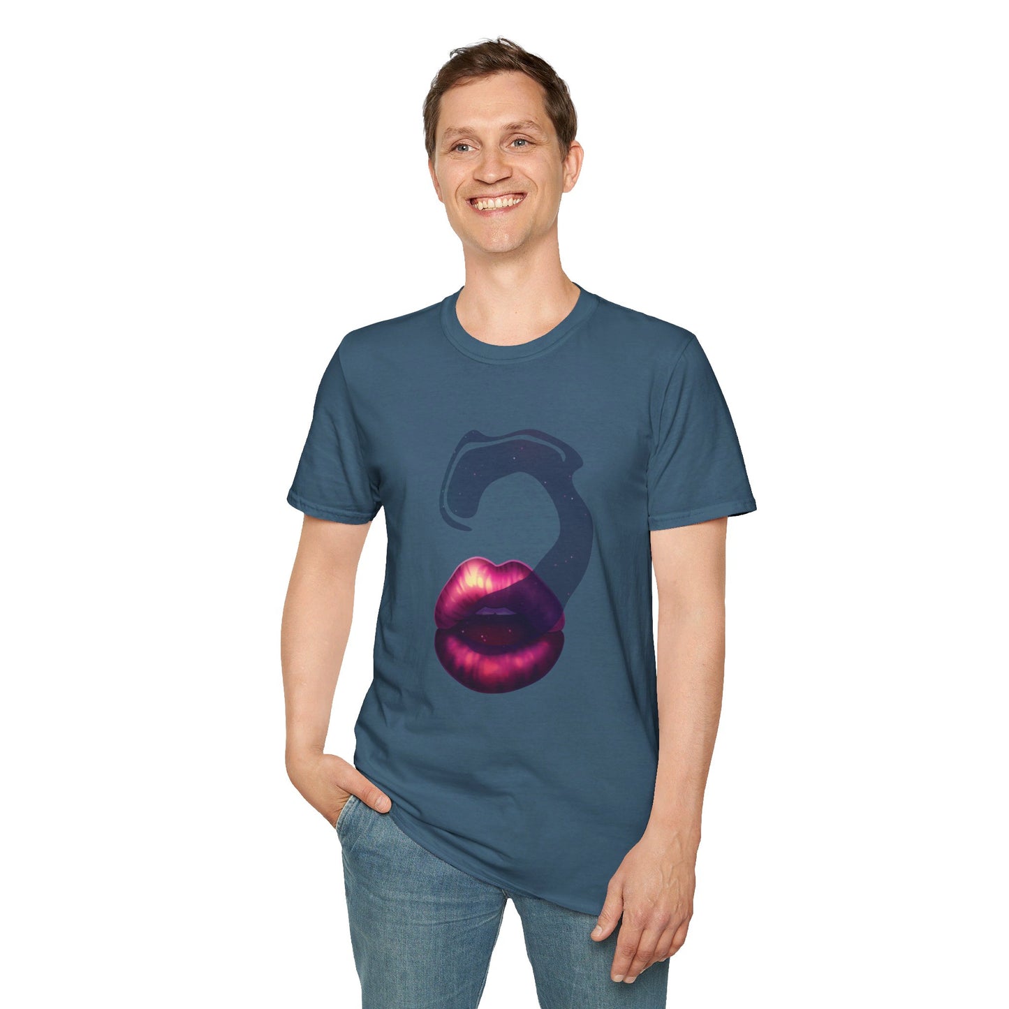 Kiss the Cosmos <3 Softstyle T-Shirt