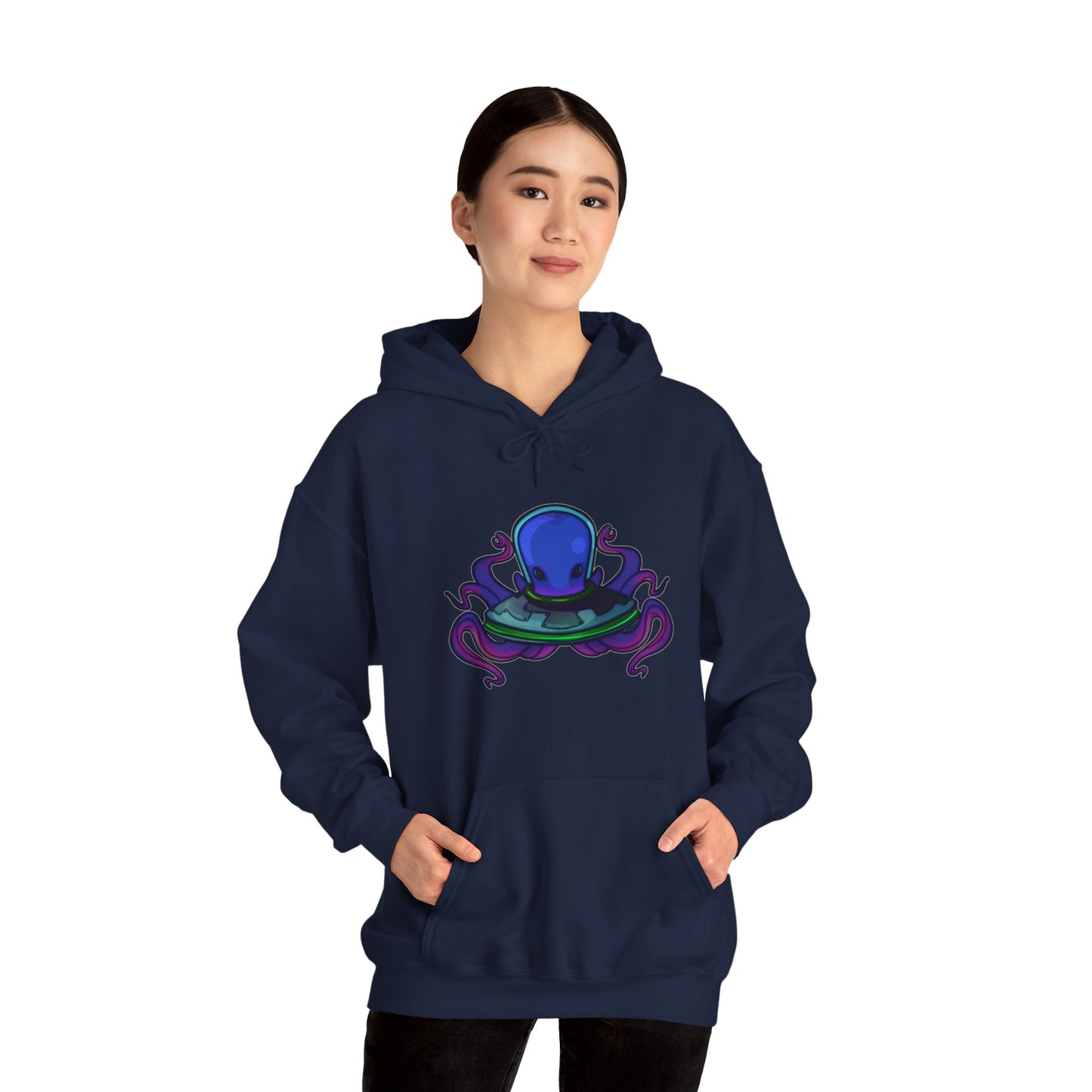 Alien Octopus Heavy Blend™ Hooded Sweatshirt