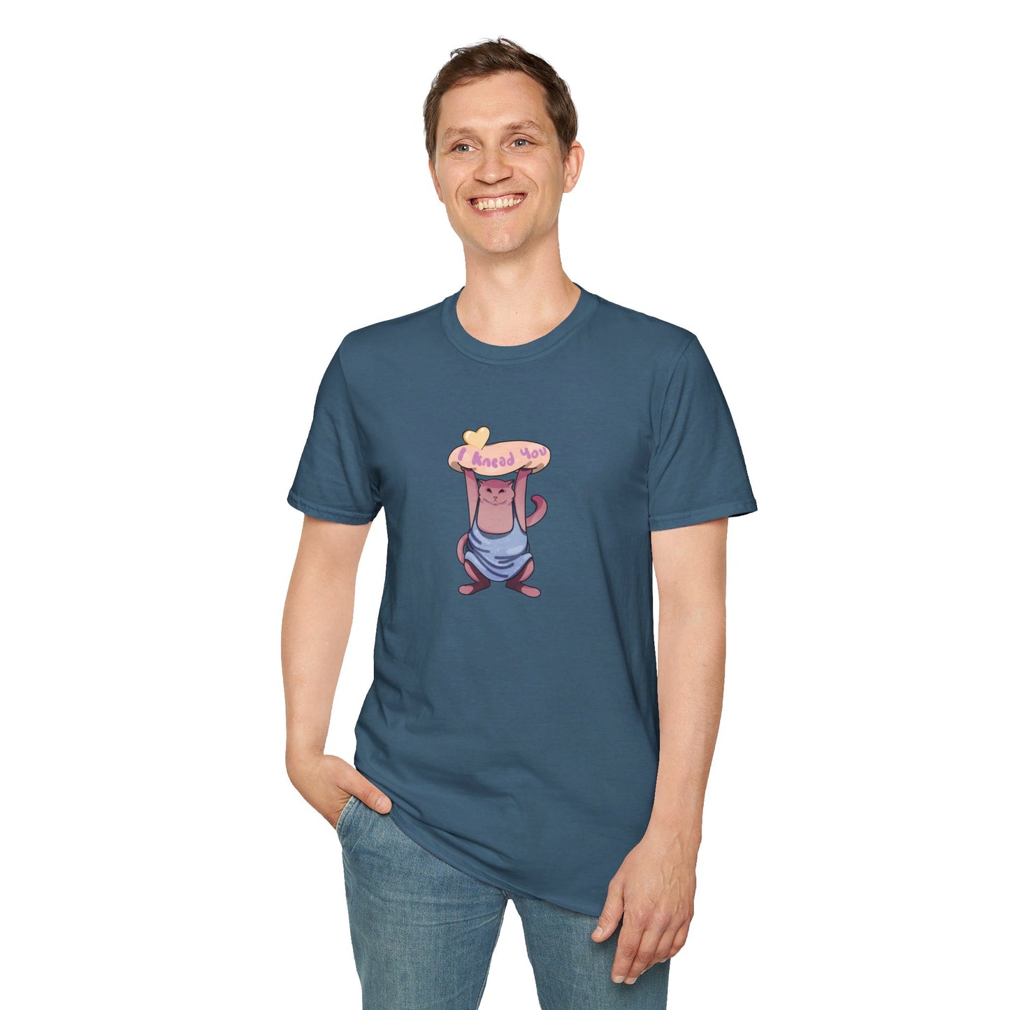 I knead you (beige cat) Softstyle T-Shirt