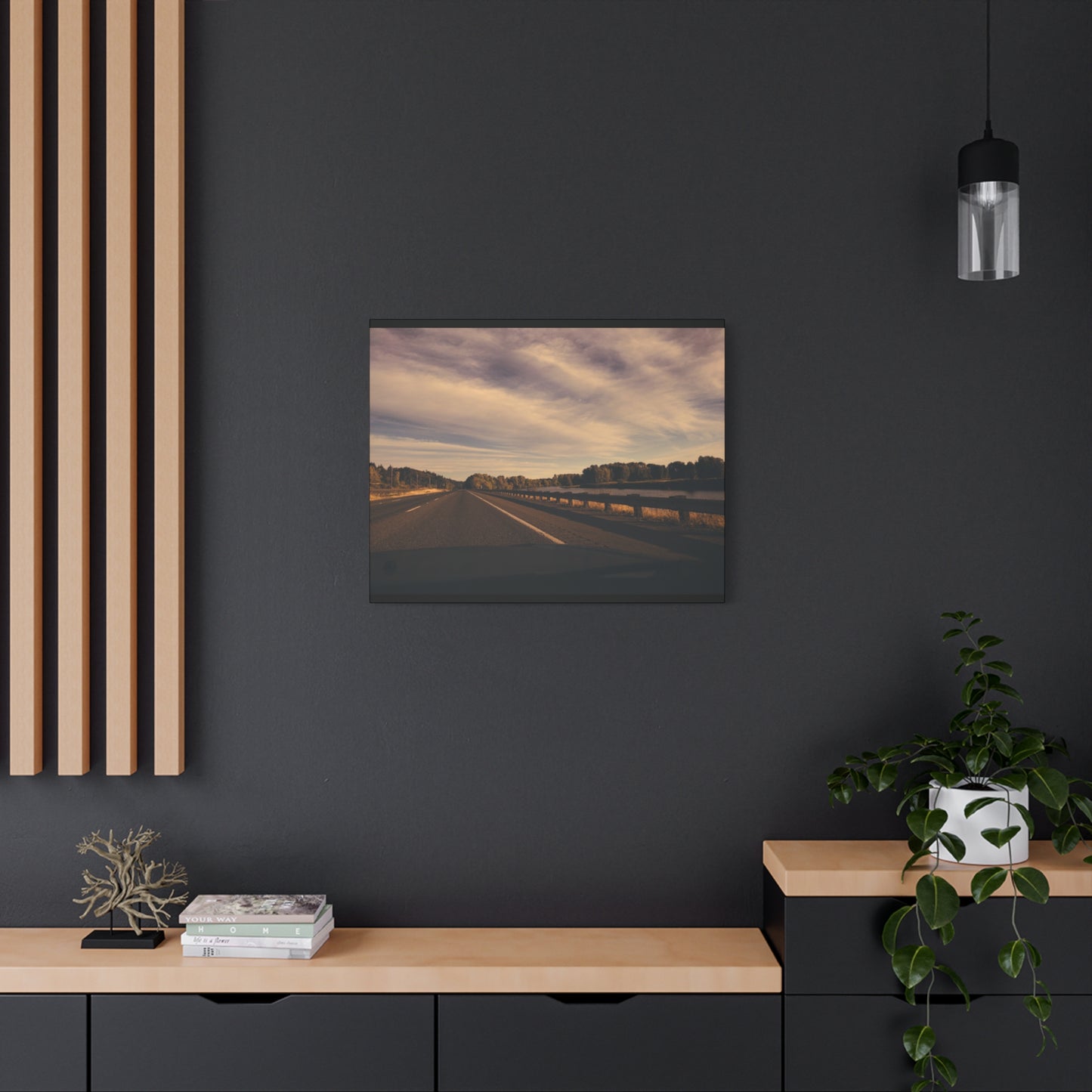 Scenic Road Trip Matte Canvas Print - 12" x 16"