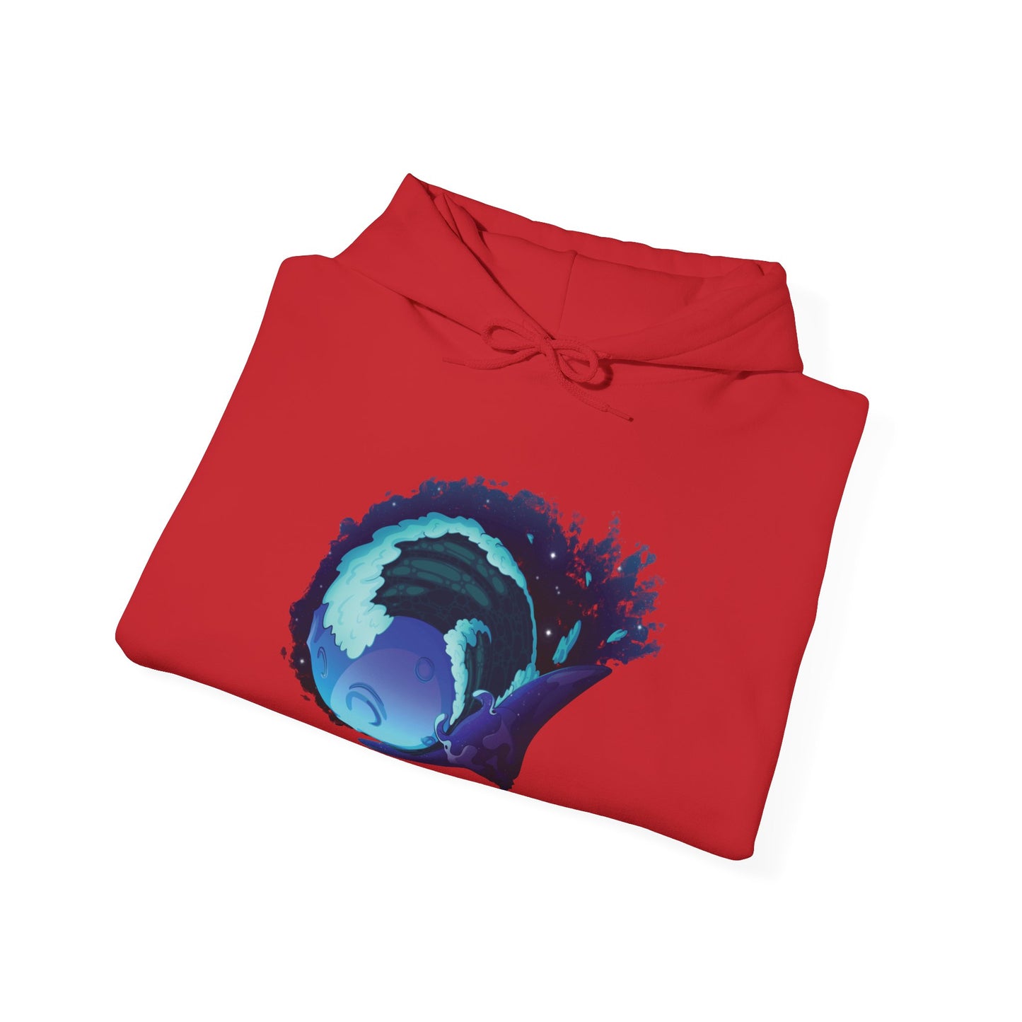 Moonlit Manta Ray Heavy Blend™ Hooded Sweatshirt