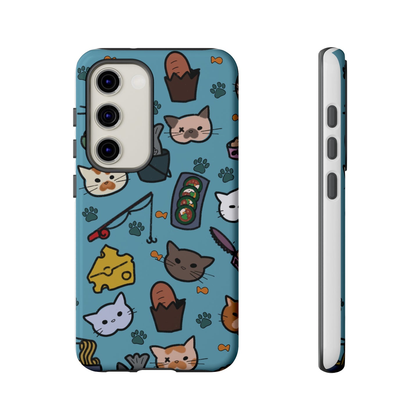 Cats! Blue Tough Cases